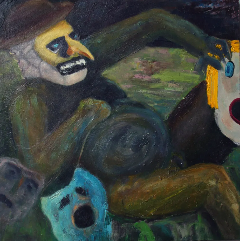 Painting of the song Stagger Lee, by Nick Cave